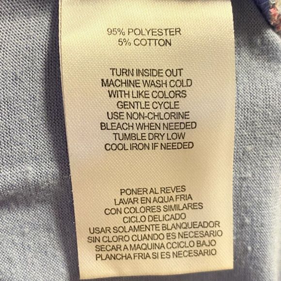 Star Ride Floral Top Girl’s 10 12 Purple Pink Flowers Boho Gypsy Hippie Roses - Picture 8 of 8